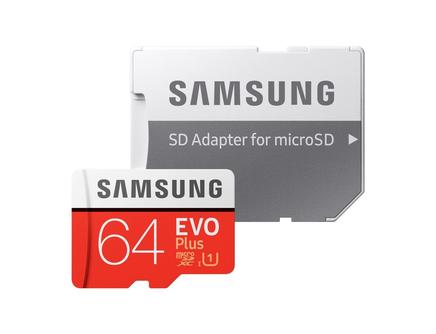SD Adaptörlü EVO Plus microSD Hafıza Kartı 64GB