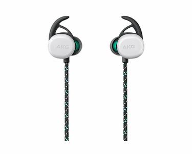 Beyaz AKG N200 Spor tipi kablosuz kulak içi kulaklık